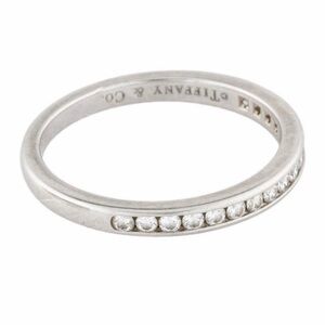 Authentic Tiffany & Co Platinum Diamond Ring